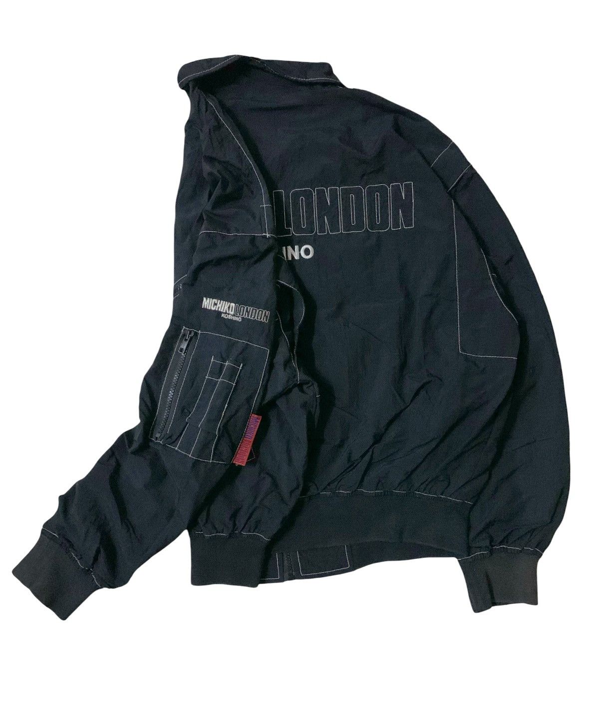 Michiko Koshino London 💥Vintage 90s Michiko London Koshino Bomber Size US L / EU 52-54 / 3 - 2 Thumbnail