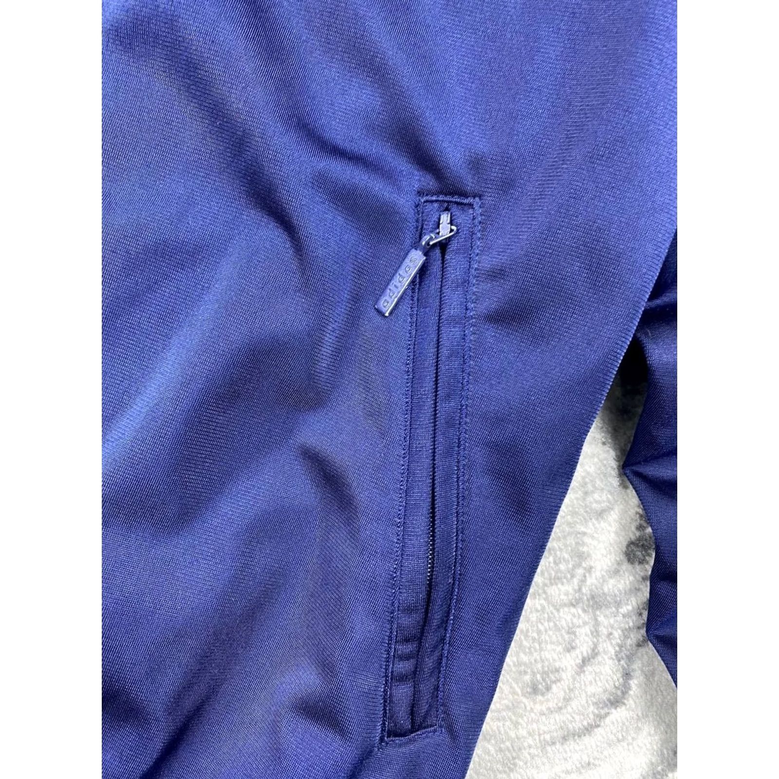 Adidas VINTAGE Adidas 90s Tracksuit Jacket Pants Men M Blue Jacket Pants (2 Piece) Logo Pockets Zip Size 40R - 7 Thumbnail