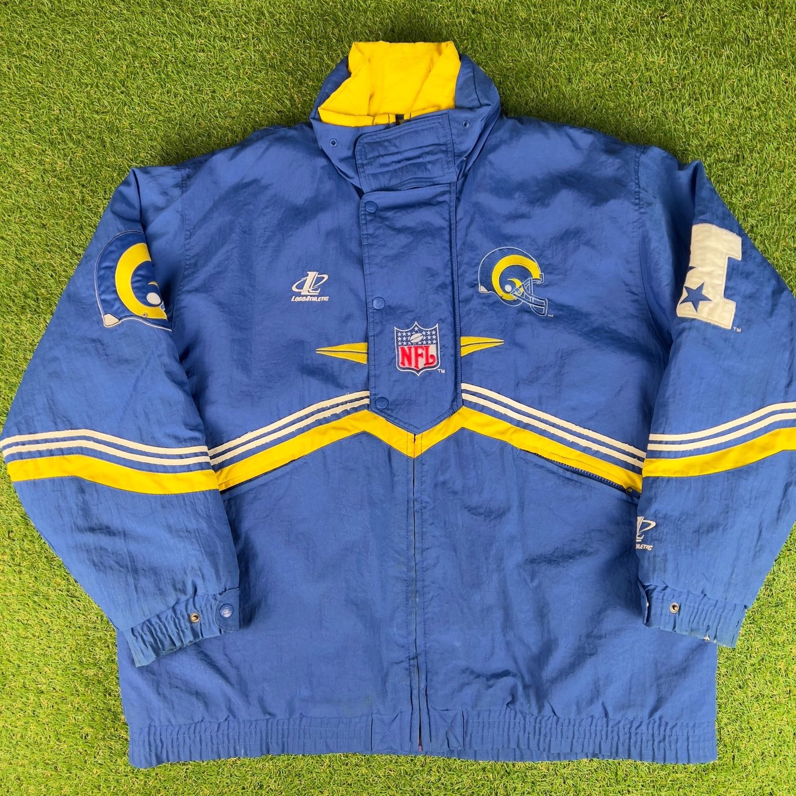 Logo 7 Vintage 90s St Louis Rams Logo 7 Jacket Size US XL / EU 56 / 4 - 2 Thumbnail