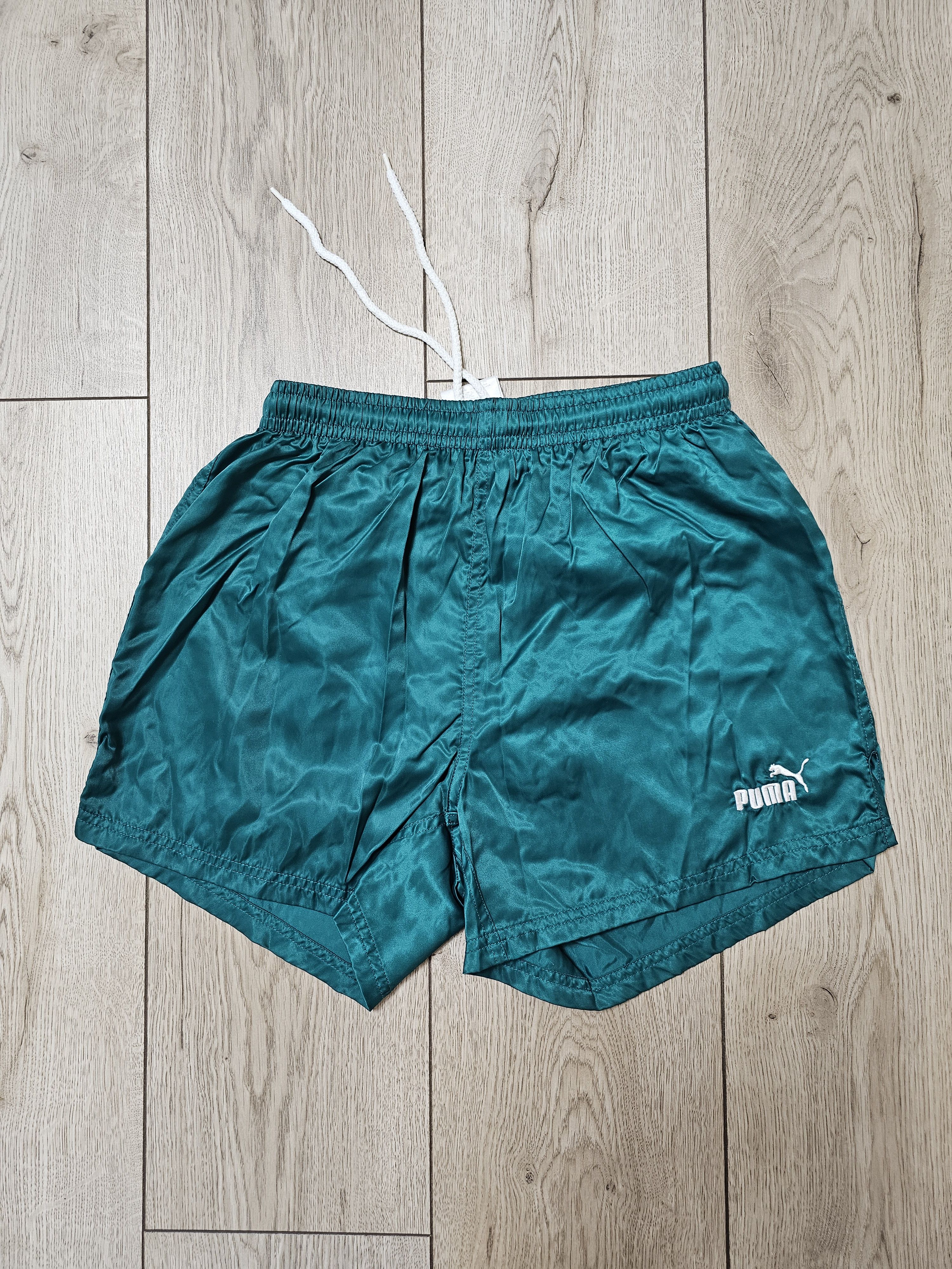 Puma PUMA SHORTS VINTAGE NYLON GREEN 90 SPRINTER RUNNING SHORTS M Size US 34 / EU 50 - 1 Thumbnail