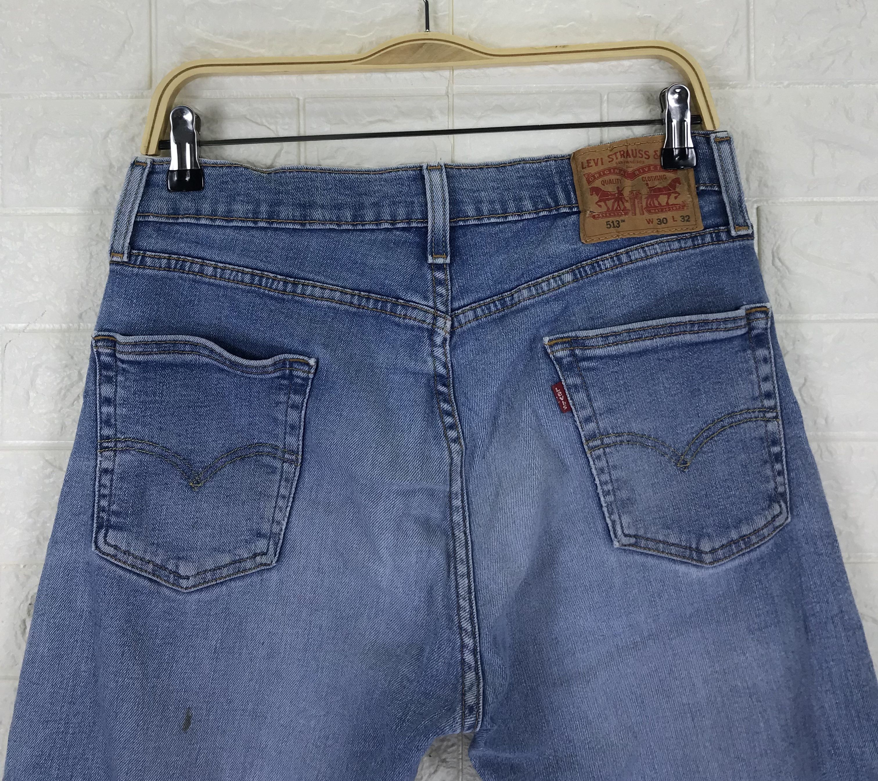 Levi's Vintage Levi's 513 Blue Washed Jeans Size US 30 / EU 46 - 6 Thumbnail