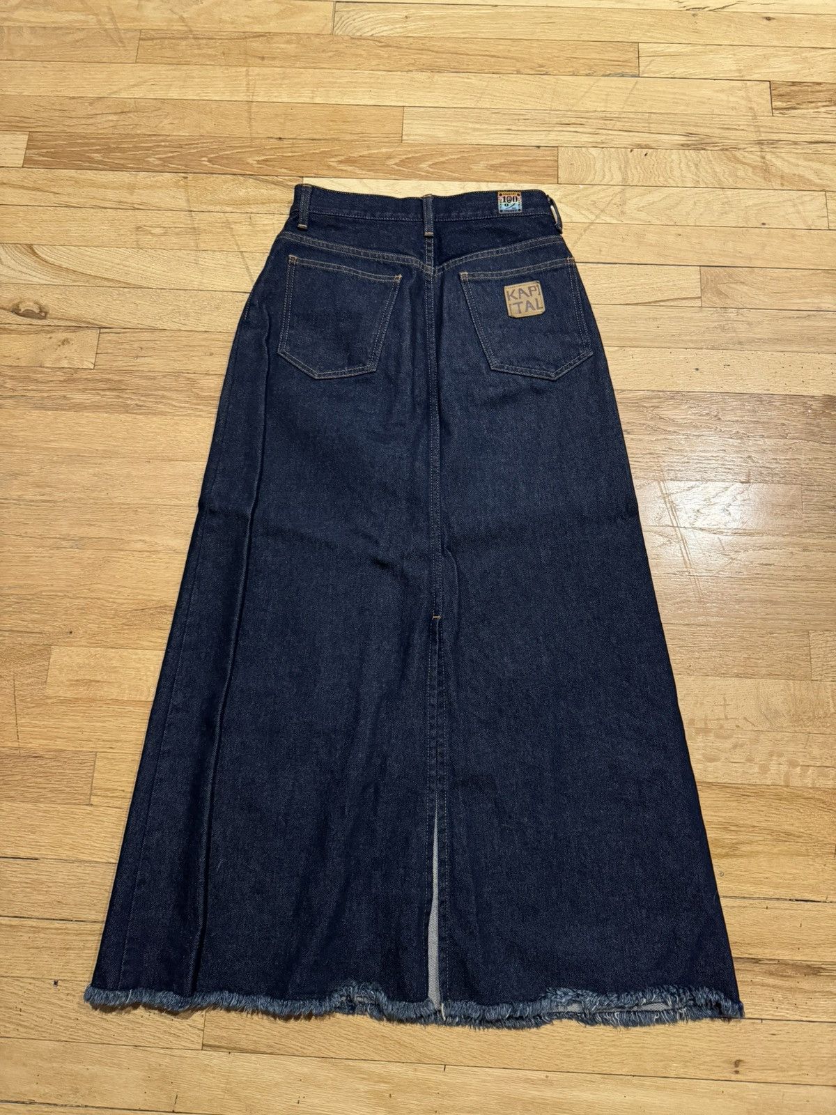 Kapital Kapital Denim Maxi Skirt Size 26" / US 2 / IT 38 - 6 Thumbnail