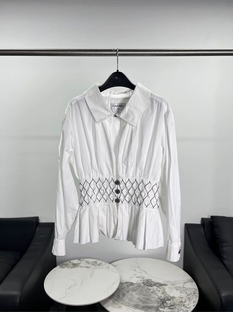 Chanel Chanel Waist-tight shirt Size XXS / US 00 / IT 34 - 1 Thumbnail