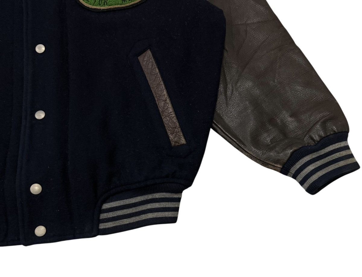 Japanese Brand Vintage Claude Cross Mens Wool Leather Varsity Jacket Size US L / EU 52-54 / 3 - 11 Thumbnail