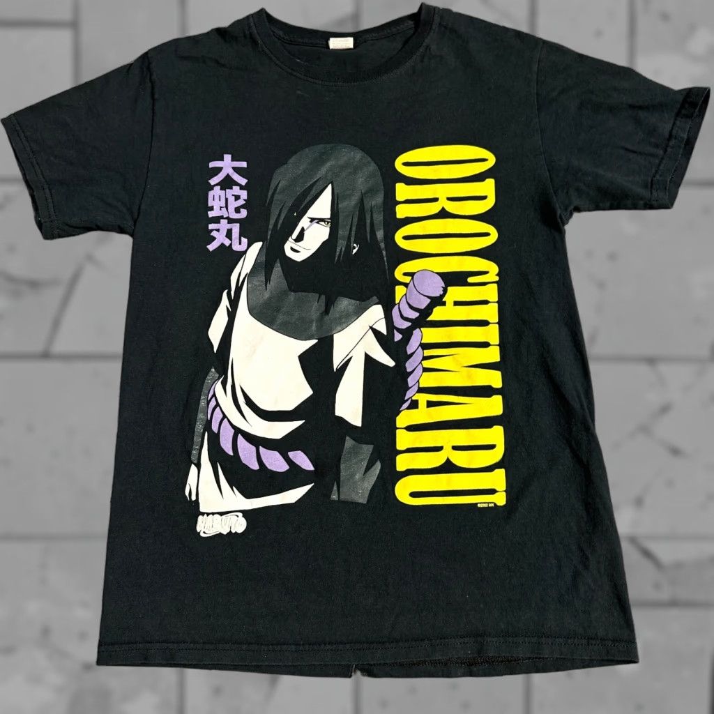 Vintage VINTAGE Naruto Orochimaru T-shirt S Black 2002 100% Cotton Unbranded Unisex Adults Short Sleeve Crew Neck Shirt Boys Mens Women Girls Jewelry Size US S / EU 44-46 / 1 - 1 Thumbnail