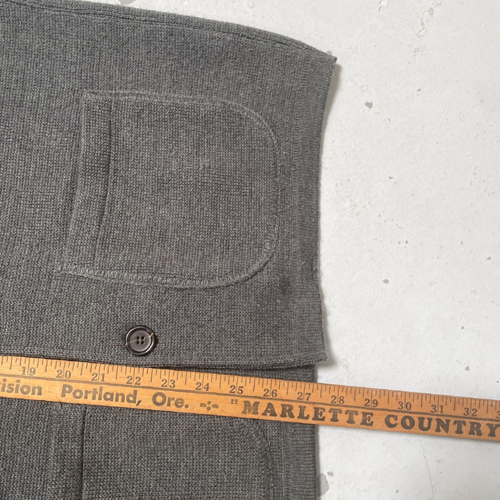 Universal Works VINTAGE Universal Works Merino Wool Blend Chore Style Cardigan Sweater Work Jacket M Gray Unisex Adults Mens Size US M / EU 48-50 / 2 - 5 Thumbnail