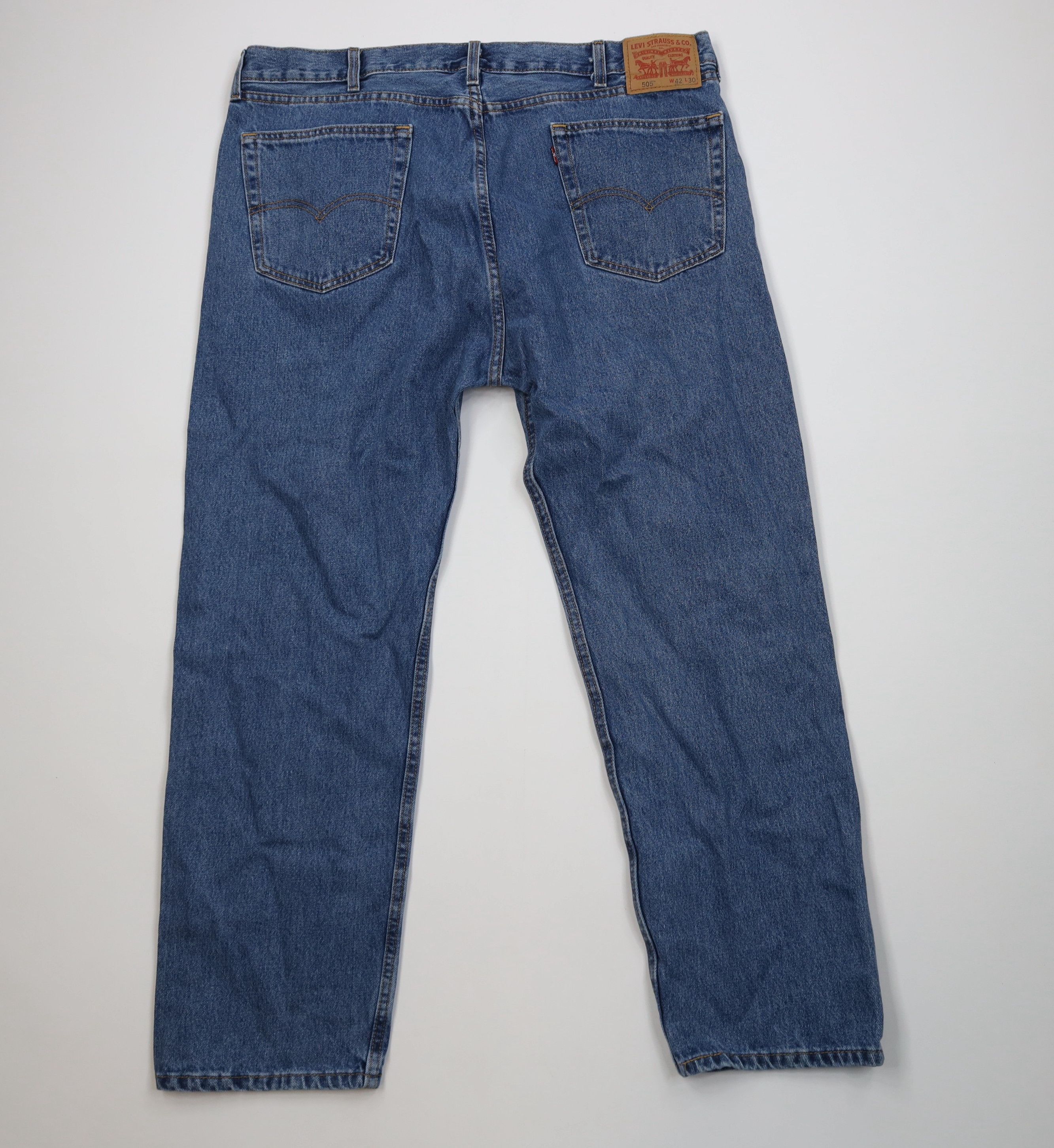 Levi's Vintage Y2K Levis 505 Regular Fit Straight Leg Denim Jeans Size US 42 / EU 58 - 11 Thumbnail