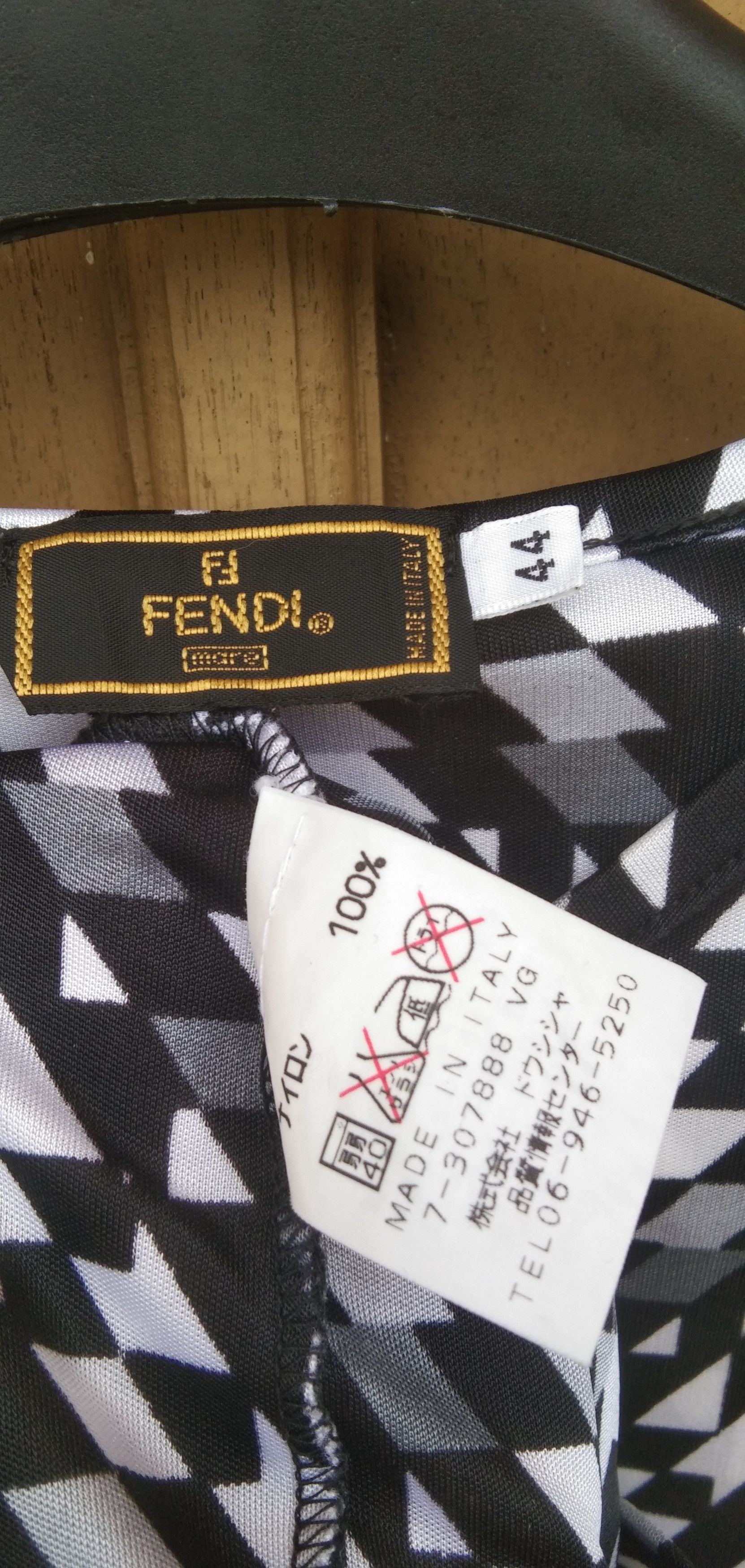 Fendi × Vintage Fendi mare tops blouse Size M / US 6-8 / IT 42-44 - 5 Thumbnail