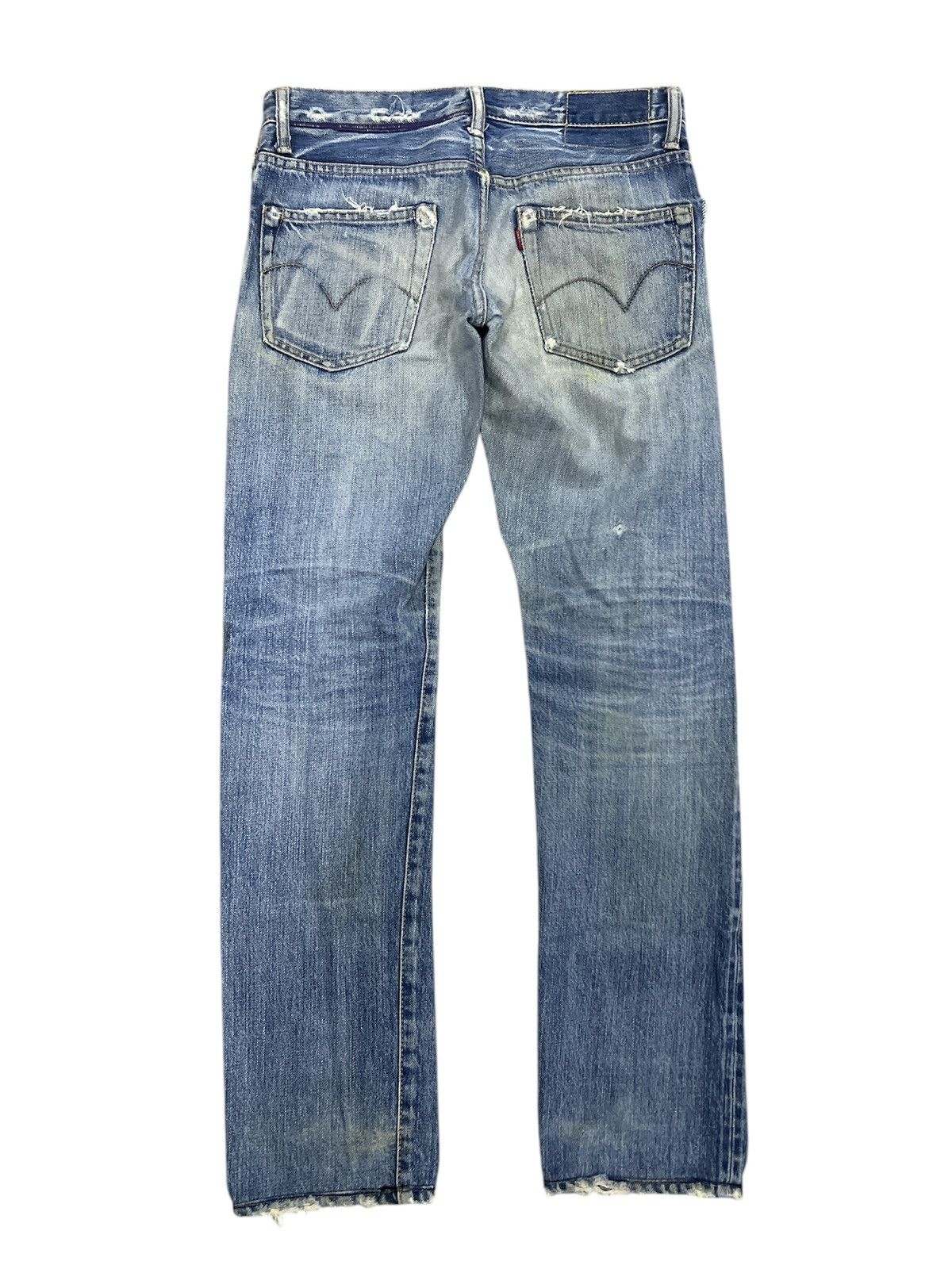 Designer × Hysteric Glamour HYSTERIC GLAMOUR DISTRESSED DENIM PANT Size US 28 / EU 44 - 6 Thumbnail