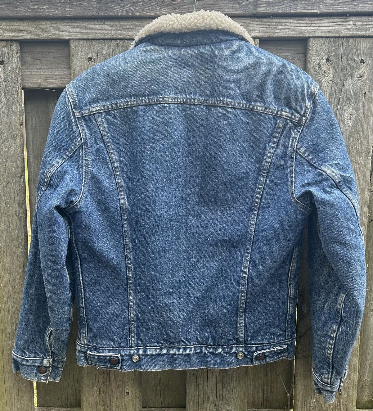 Levi's Vintage Clothing Levi’s Sherpa Lined Denim Trucker Jacket Vintage Faded Blue Size US S / EU 44-46 / 1 - 16 Thumbnail