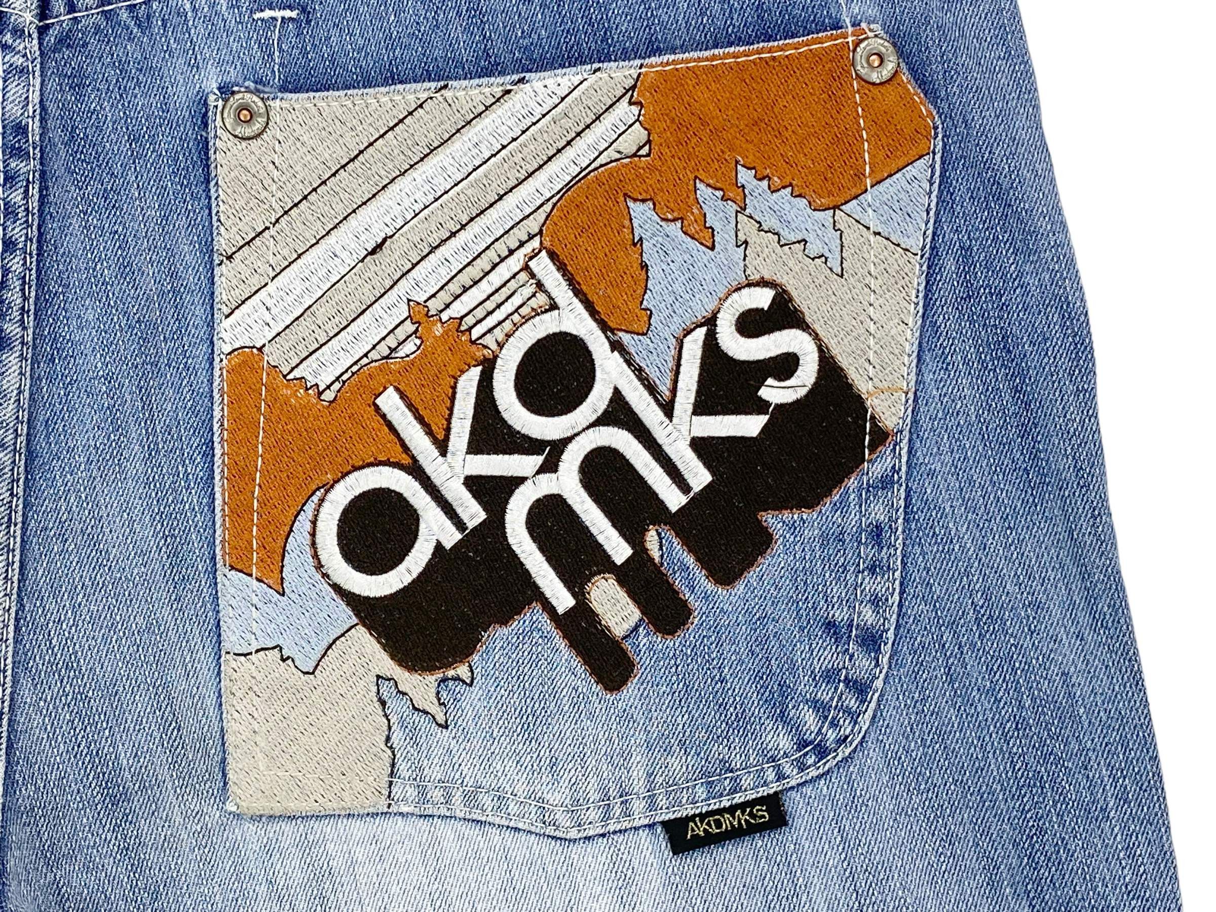 Akademiks Akademiks Denim Jeans Hip Hop Baggy Skateboards Jeans Size US 38 / EU 54 - 9 Thumbnail