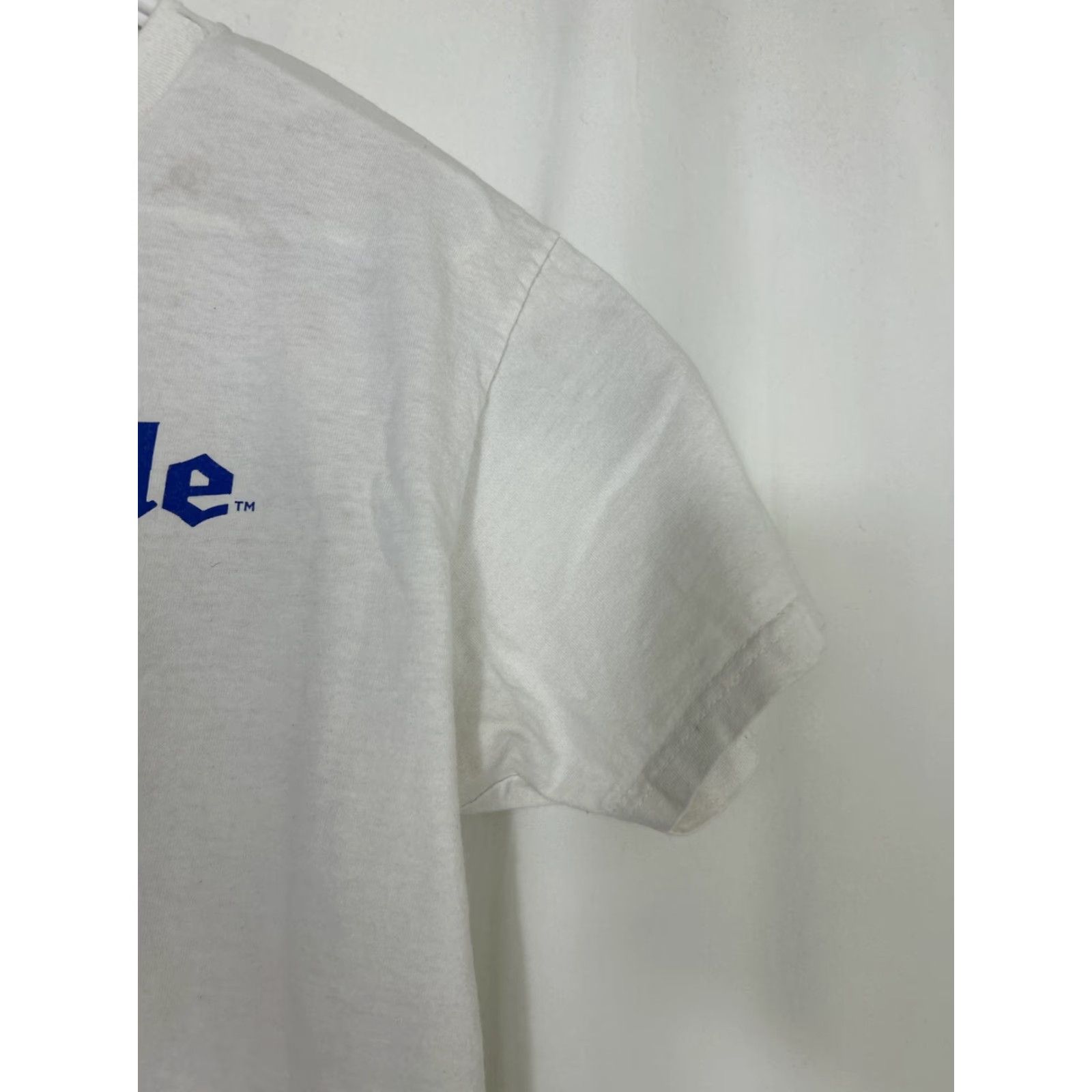 DGK DGK White Castle T-Shirt Mens Large White Graphic Short Sleeve Crew Neck Stains Size US L / EU 52-54 / 3 - 5 Thumbnail