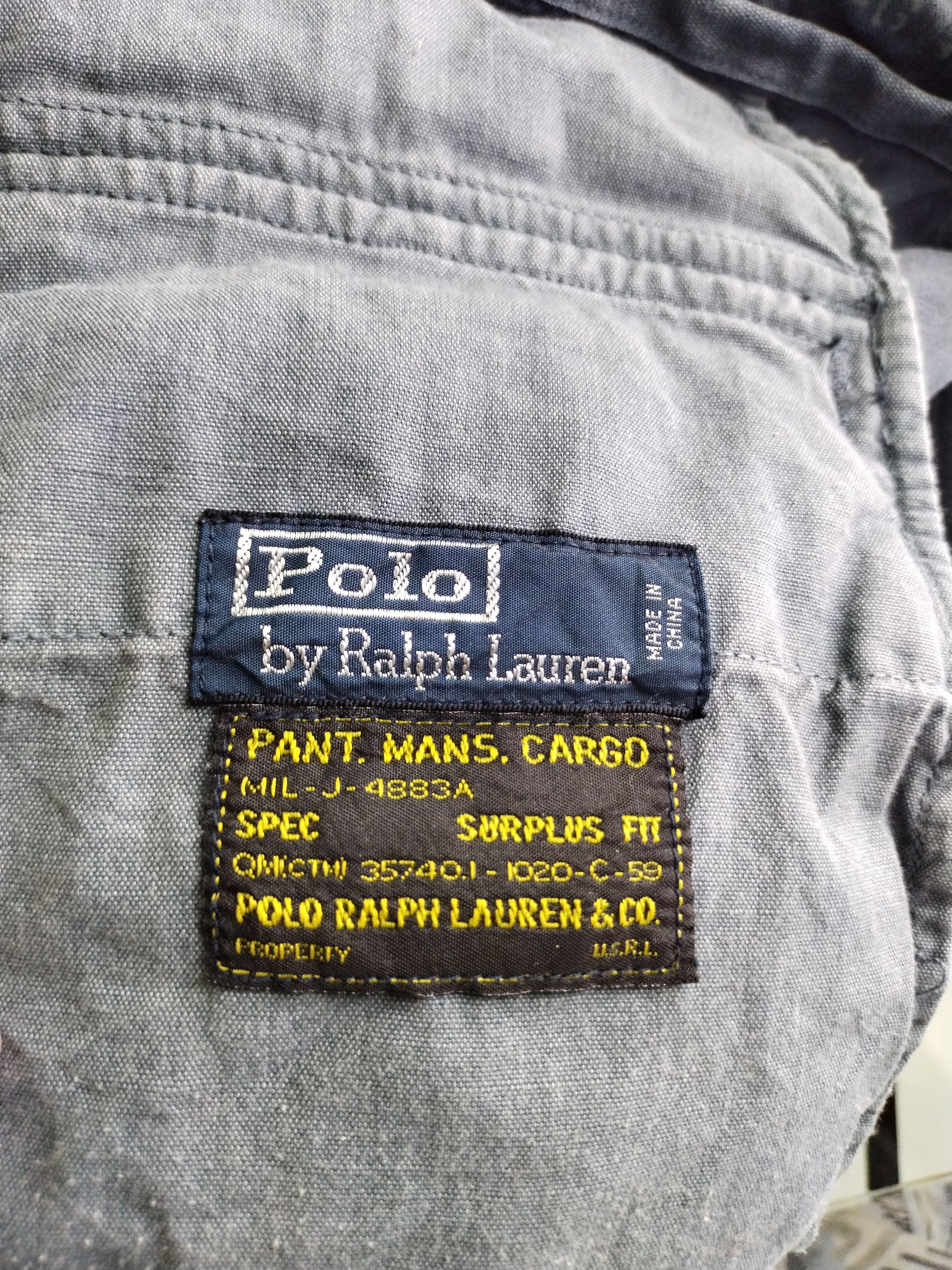 If Six Was Nine × Polo Ralph Lauren × Ralph Lauren Vintage Polo Ralph Lauren RL Cargo Tactical Pant Size US 36 / EU 52 - 14 Thumbnail