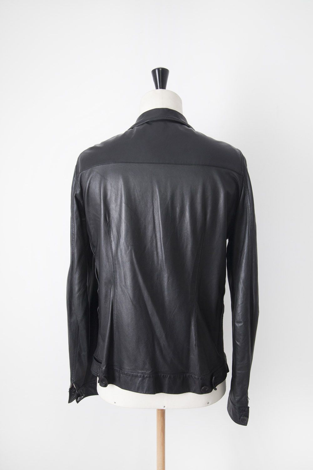 Rick Owens SS07 black leather shirt Size US S / EU 44-46 / 1 - 5 Thumbnail