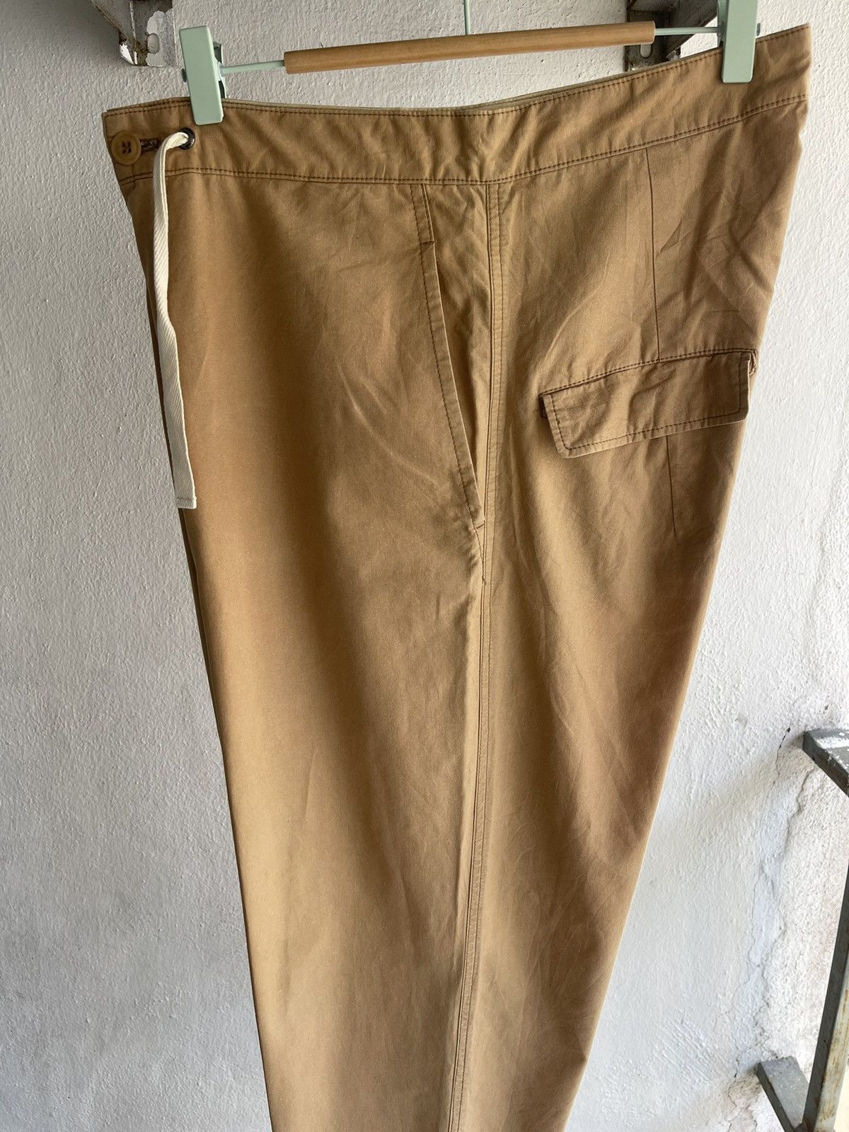 Y's × Yohji Yamamoto Archieve 80s Y's Single Pocket Wide Ballon Trouser Pants Size US 32 / EU 48 - 13 Thumbnail