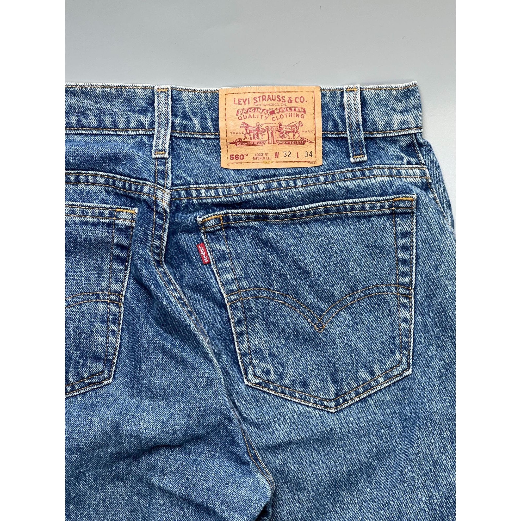Levi's Levi’s 560 Made in USA Loose Fit Denim Jeans Pants (Y1034) Size US 32 / EU 48 - 16 Thumbnail