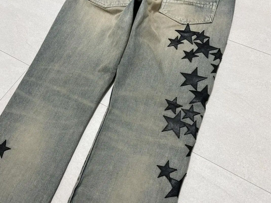 Amiri *rare*Amiri Star Patchwork Denim Jean Size US 32 / EU 48 - 6 Thumbnail