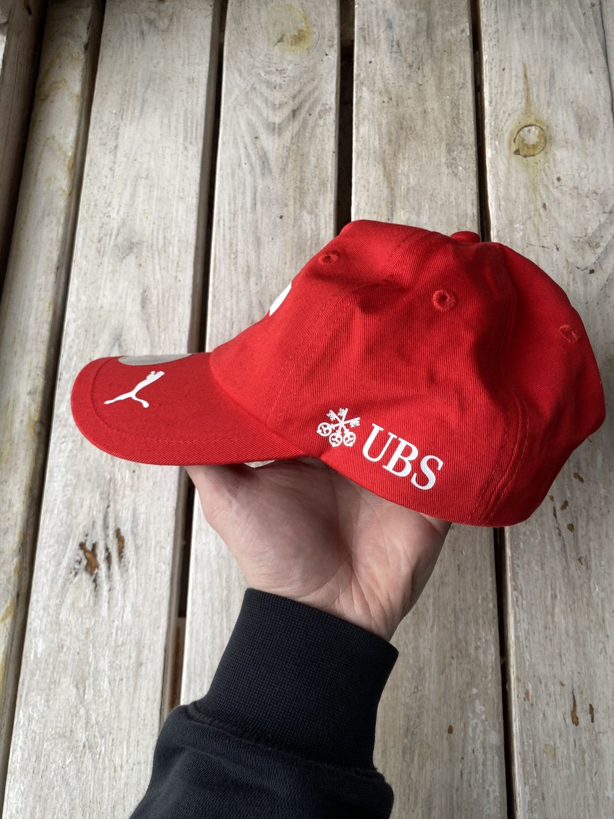Puma 🔥Puma Swiss Soccer Team UBS Baseball Sport CAP HAT Size ONE SIZE - 3 Thumbnail