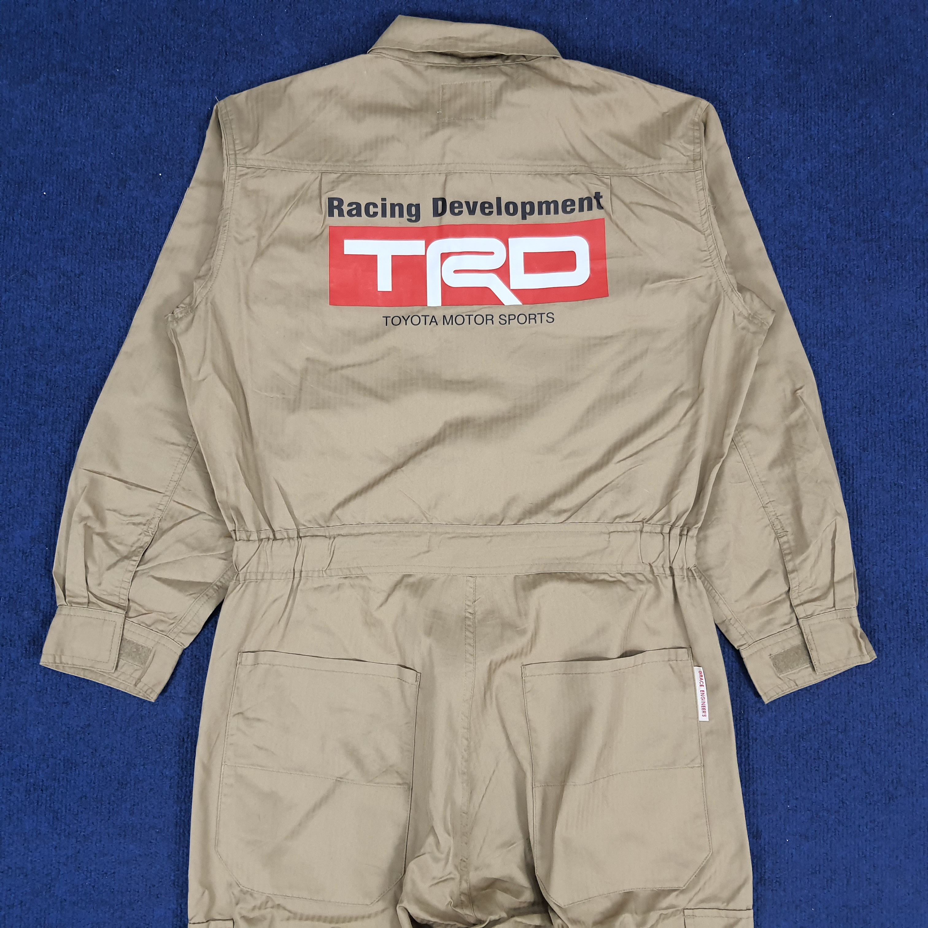 Vintage Toyota Motorsports Japanese Brand Workwear Coverall