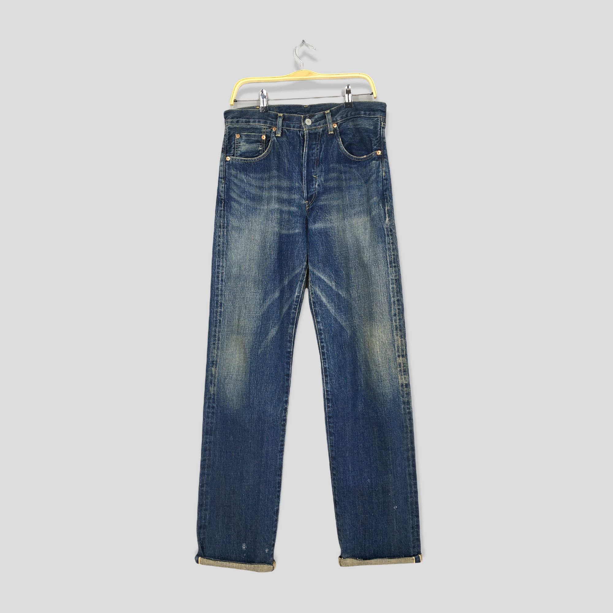 image of Jean x Levis Size 33X30.5 Vintage Levis 503B Big E Selvedge Lvc Denim in Blue, Men's