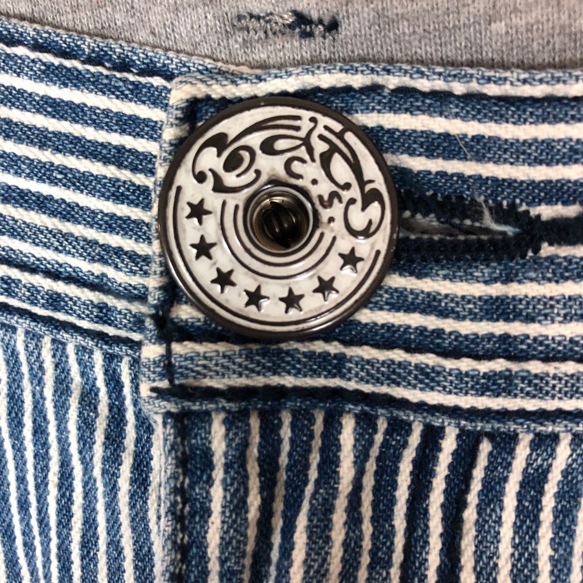 Other Vintage Rodeo Crowns Stripe Denim Jeans Size US 28 / EU 44 - 3 Thumbnail