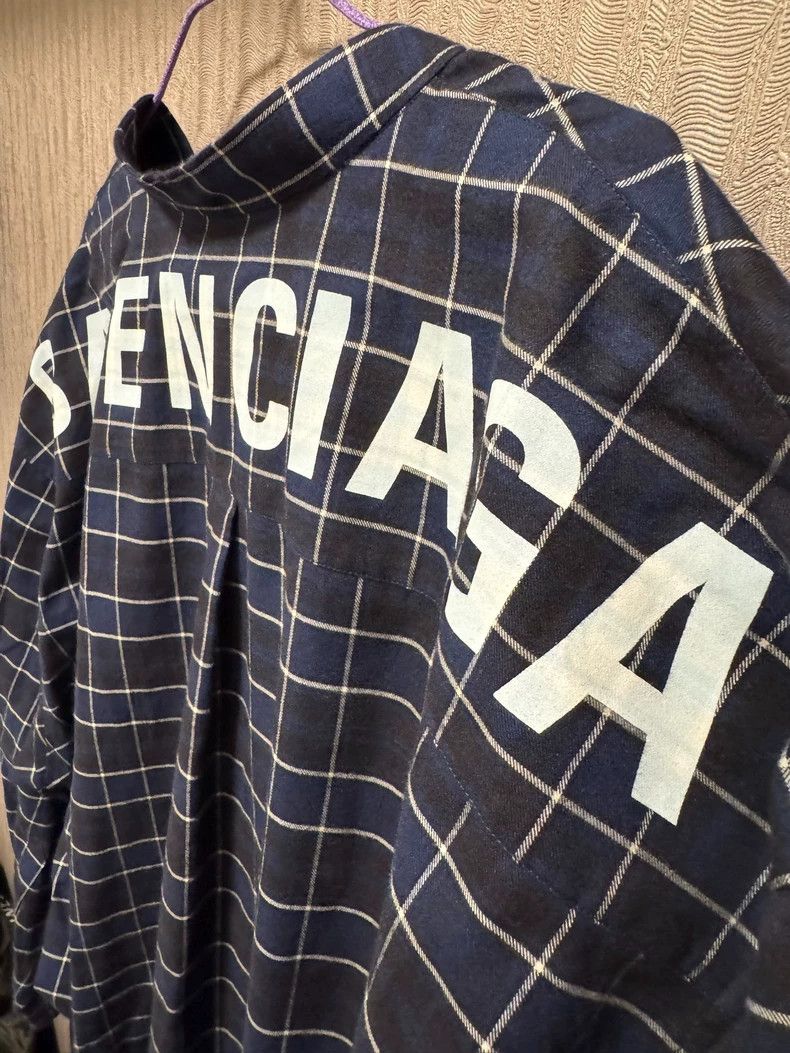 Balenciaga Balenciaga size 42 Long sleeve shirt with logo printed pla Size US XS / EU 42 / 0 - 3 Thumbnail