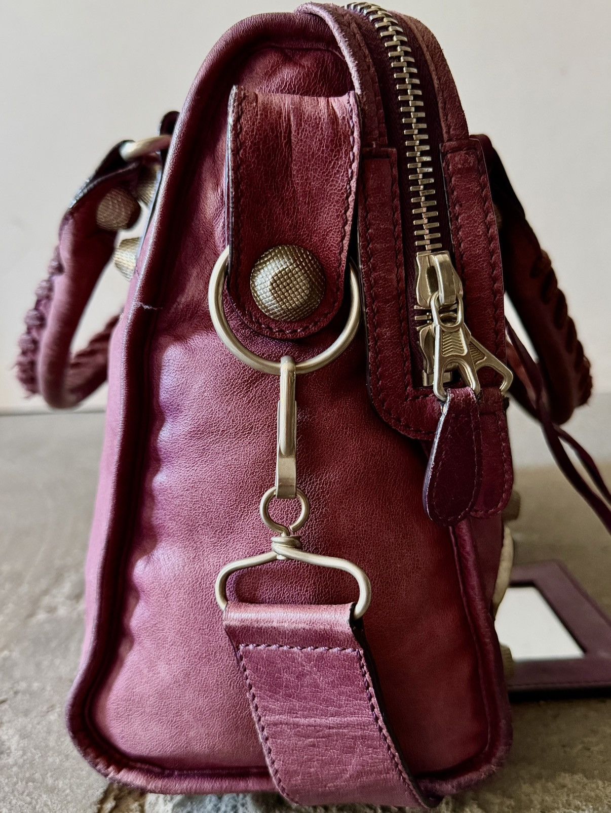 Balenciaga Balenciaga - 2000’s - Classic Motorcycle City -Lambskin Bag Size ONE SIZE - 9 Thumbnail
