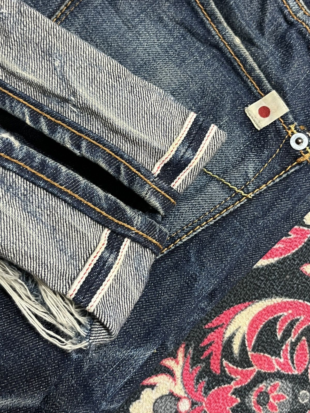 Undercover Japan DeeTA Heavy Faded Distress Slim Straight Selvedge Jean Size US 28 / EU 44 - 12 Thumbnail
