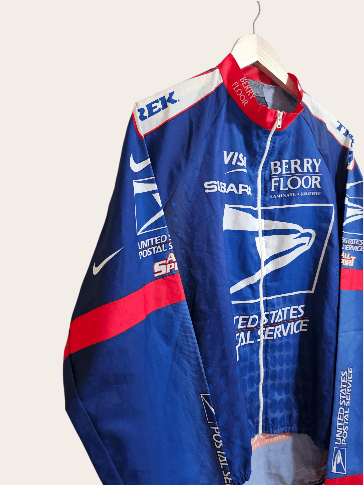 Nike Nike Cycling Jacket USPS Visa Subaru Size US XL / EU 56 / 4 - 2 Thumbnail