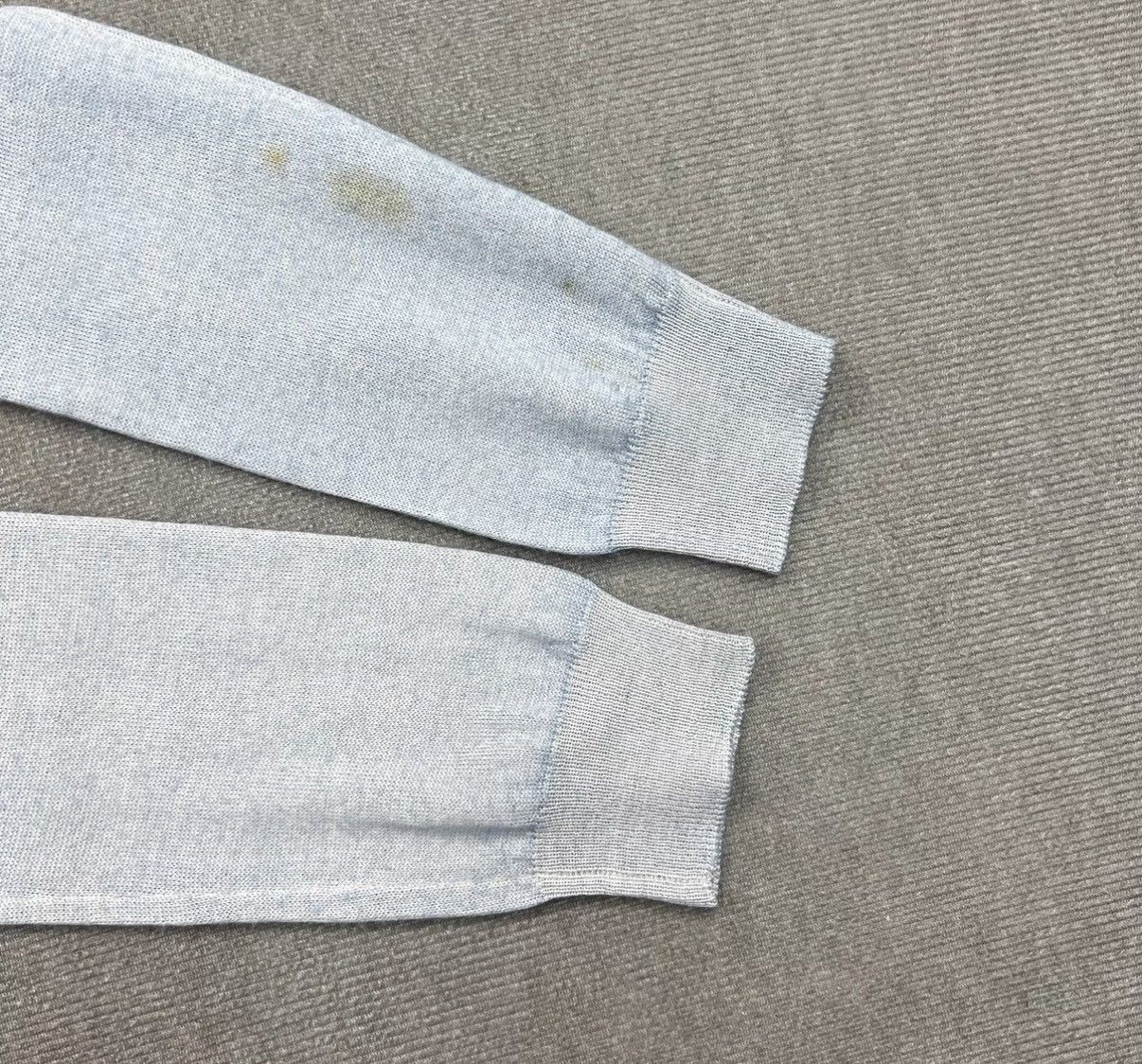 Prada Prada Dusty Blue Pocket Detail Long Sleeve Knit Cardigan Size M / US 6-8 / IT 42-44 - 5 Thumbnail