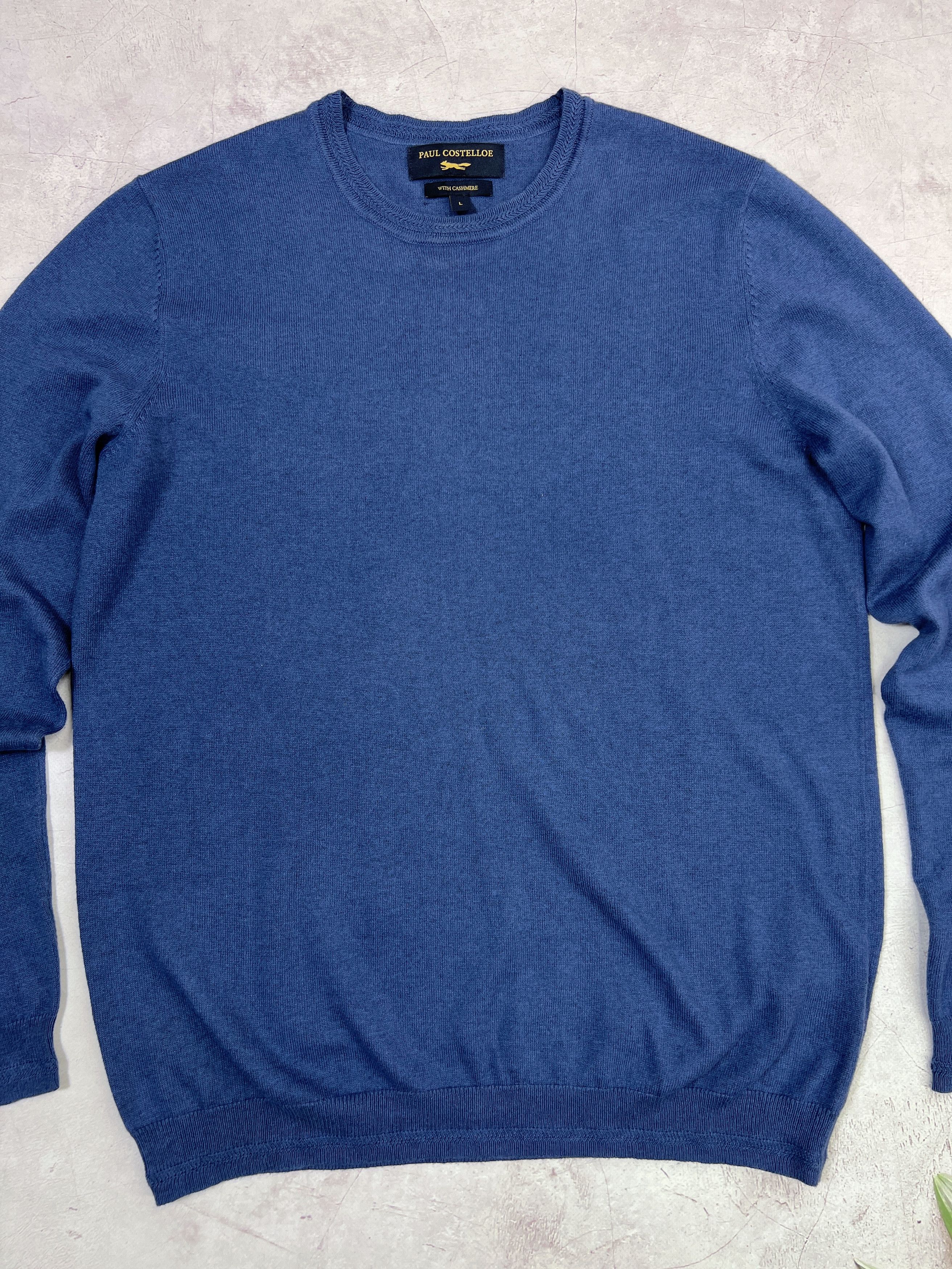 Other Paul Costelloe Sweater Jumper Cotton & Cashmere Size US M / EU 48-50 / 2 - 2 Thumbnail