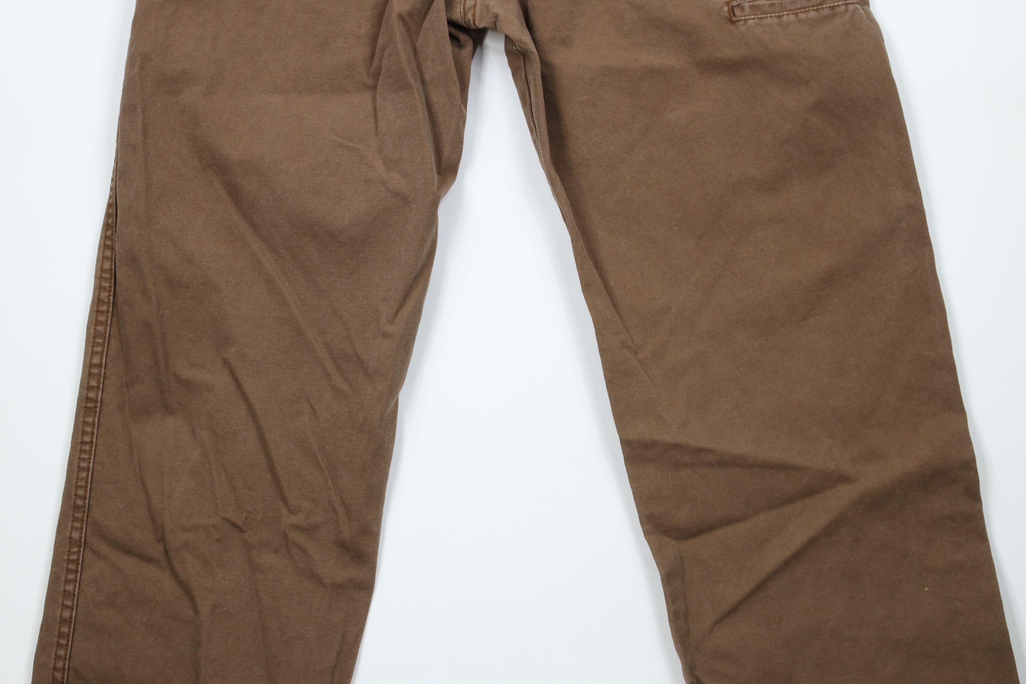 Dickies × Vintage Vintage Dickies Wide Leg Canvas Dungaree Pants Brown Cotton Size US 36 / EU 52 - 11 Thumbnail