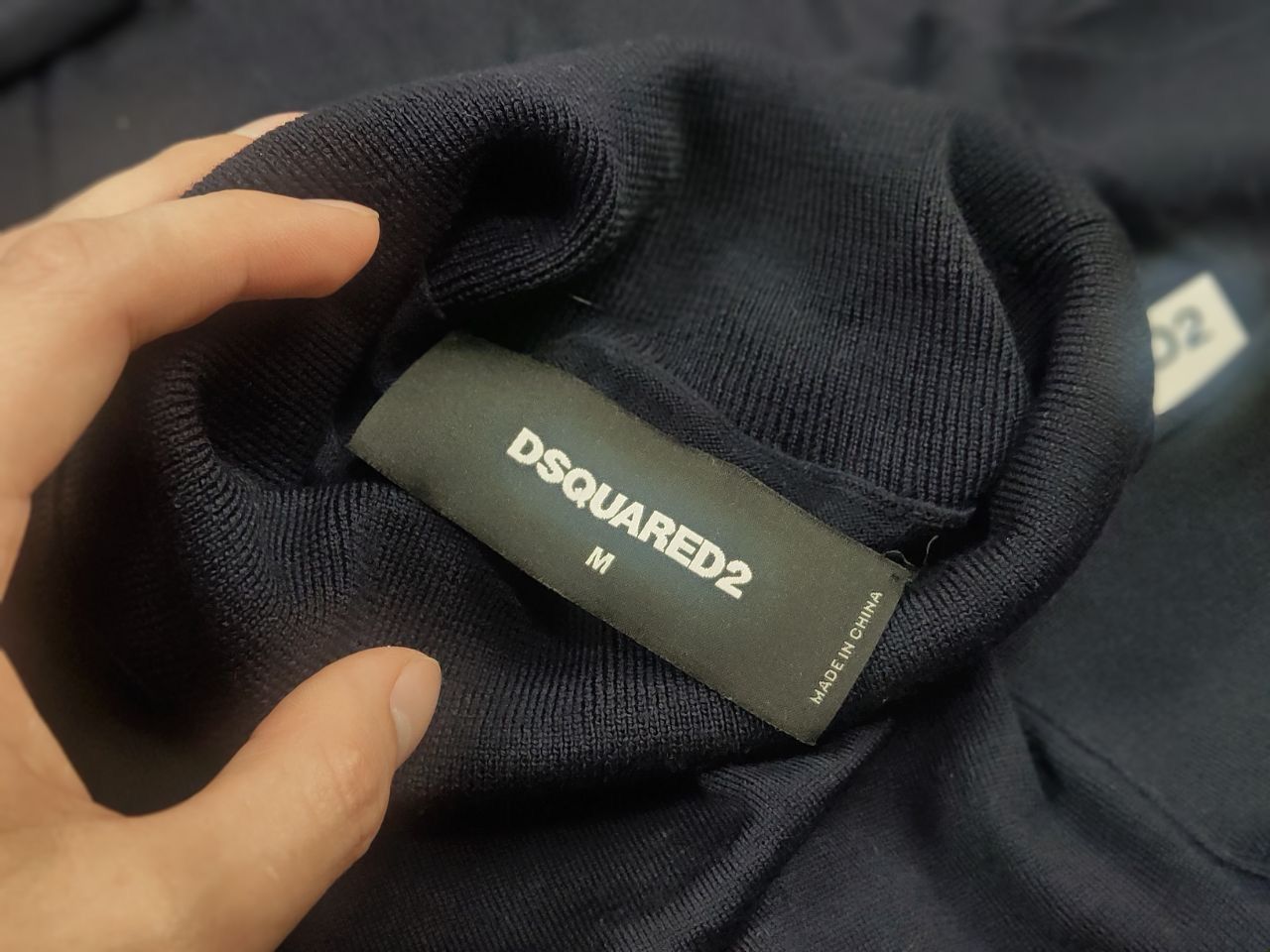 Dsquared2 Dsquared2 Design wool Sweater high turtleneck collar Logo Size US M / EU 48-50 / 2 - 13 Thumbnail