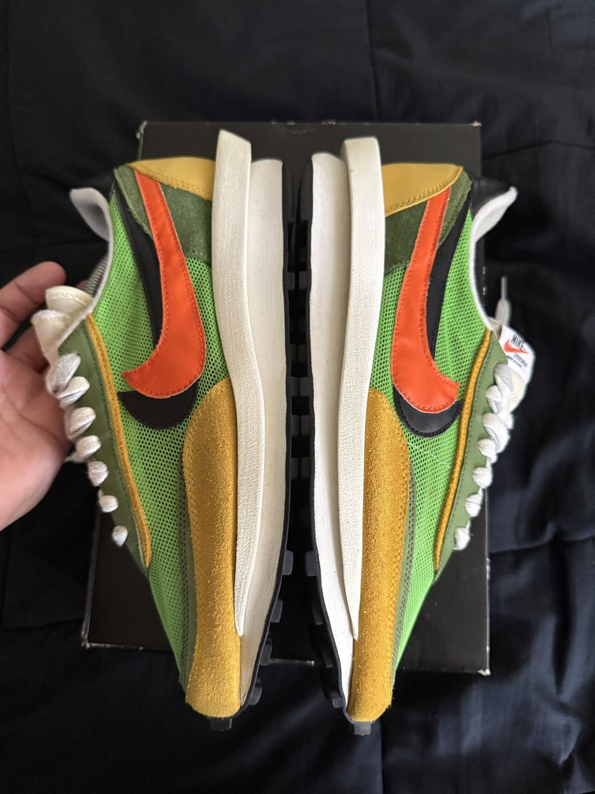 Nike × Sacai Nike X Sacai LD Waffle “Green Gusto” size 10 USED Size US 10 / EU 43 - 2 Thumbnail