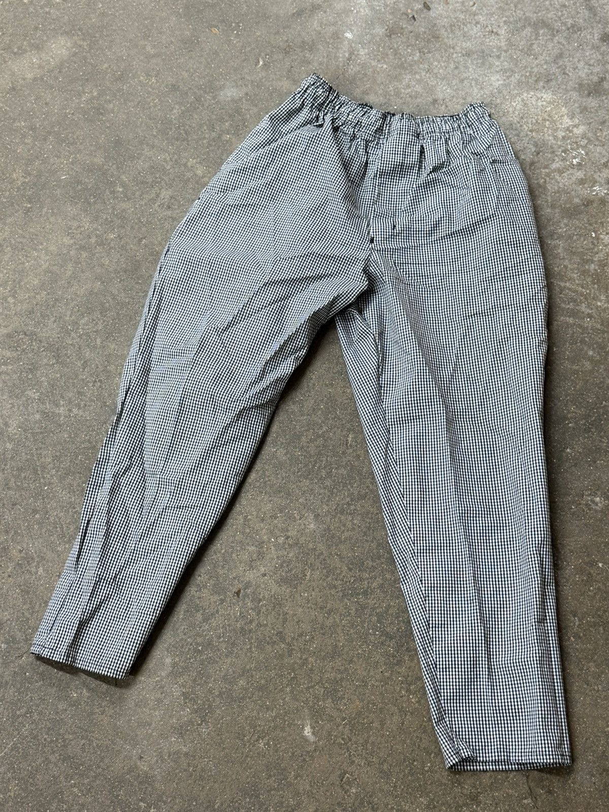 Vintage Vintage Checkered Black White Chef Kitchen Skate Work Pants Size US 30 / EU 46 - 1 Thumbnail