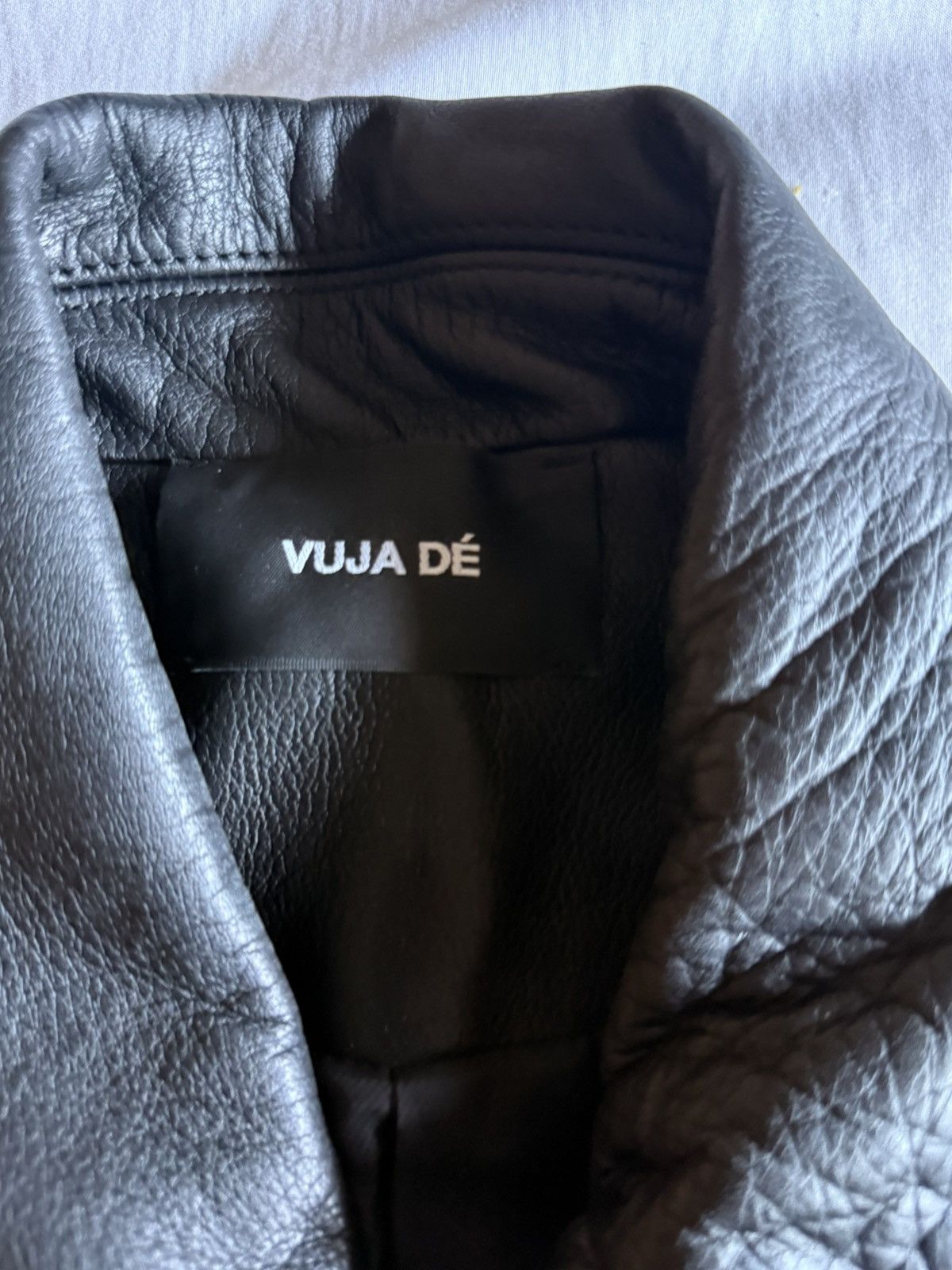 Vuja De VUJA De Dual Zip Leather Jacket Size US L / EU 52-54 / 3 - 2 Thumbnail
