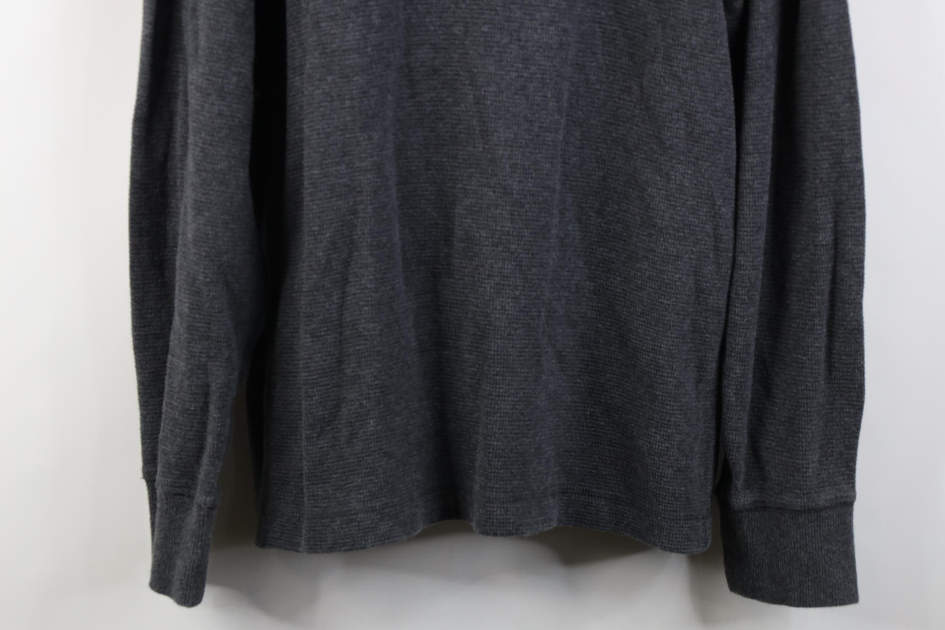 Eddie Bauer Vintage Eddie Bauer Waffle Knit Long Sleeve Henley T-Shirt Size US L / EU 52-54 / 3 - 3 Thumbnail