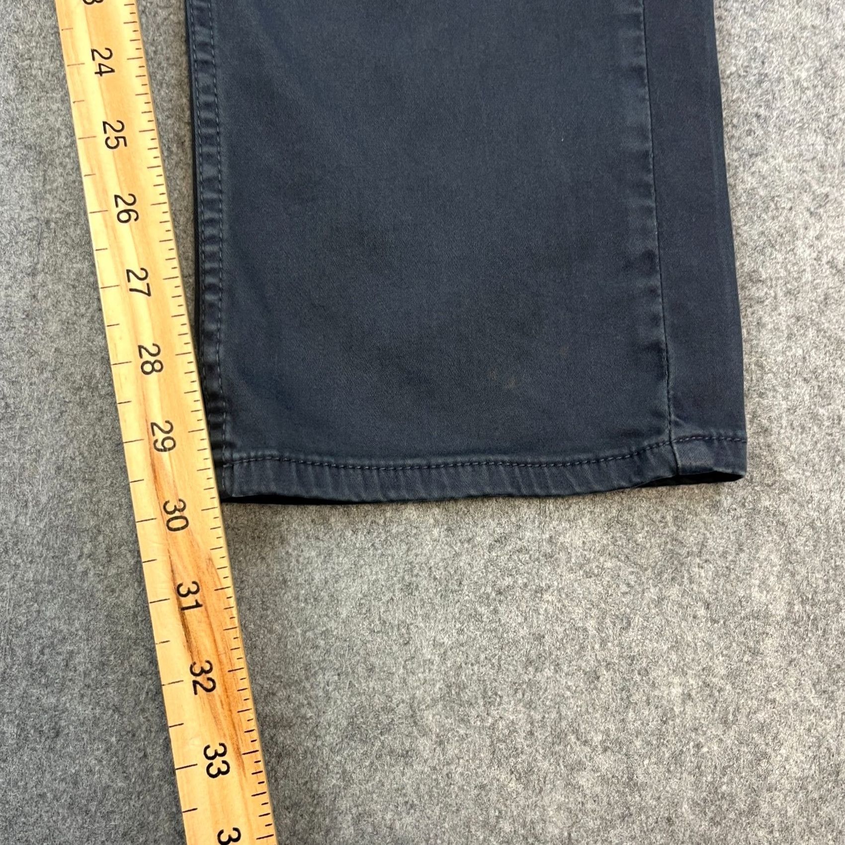 Replay Replay Chino Trousers Pants Slim Tapered Fit 33 Navy Blue Stretch Preppy Men’s Size US 33 - 4 Thumbnail