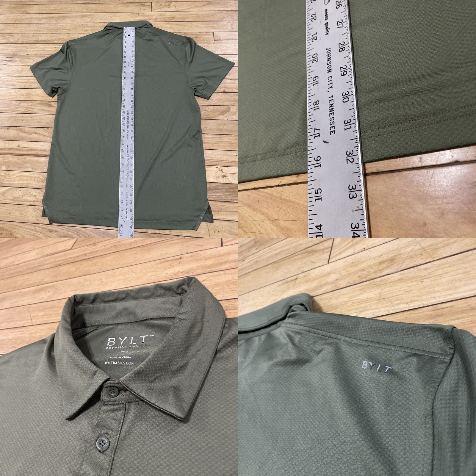Vintage BYLT Signature Polo Shirt Men XL Green Stripe Polo Shirt Green Stripe BYLT Size US XL / EU 56 / 4 - 8 Thumbnail