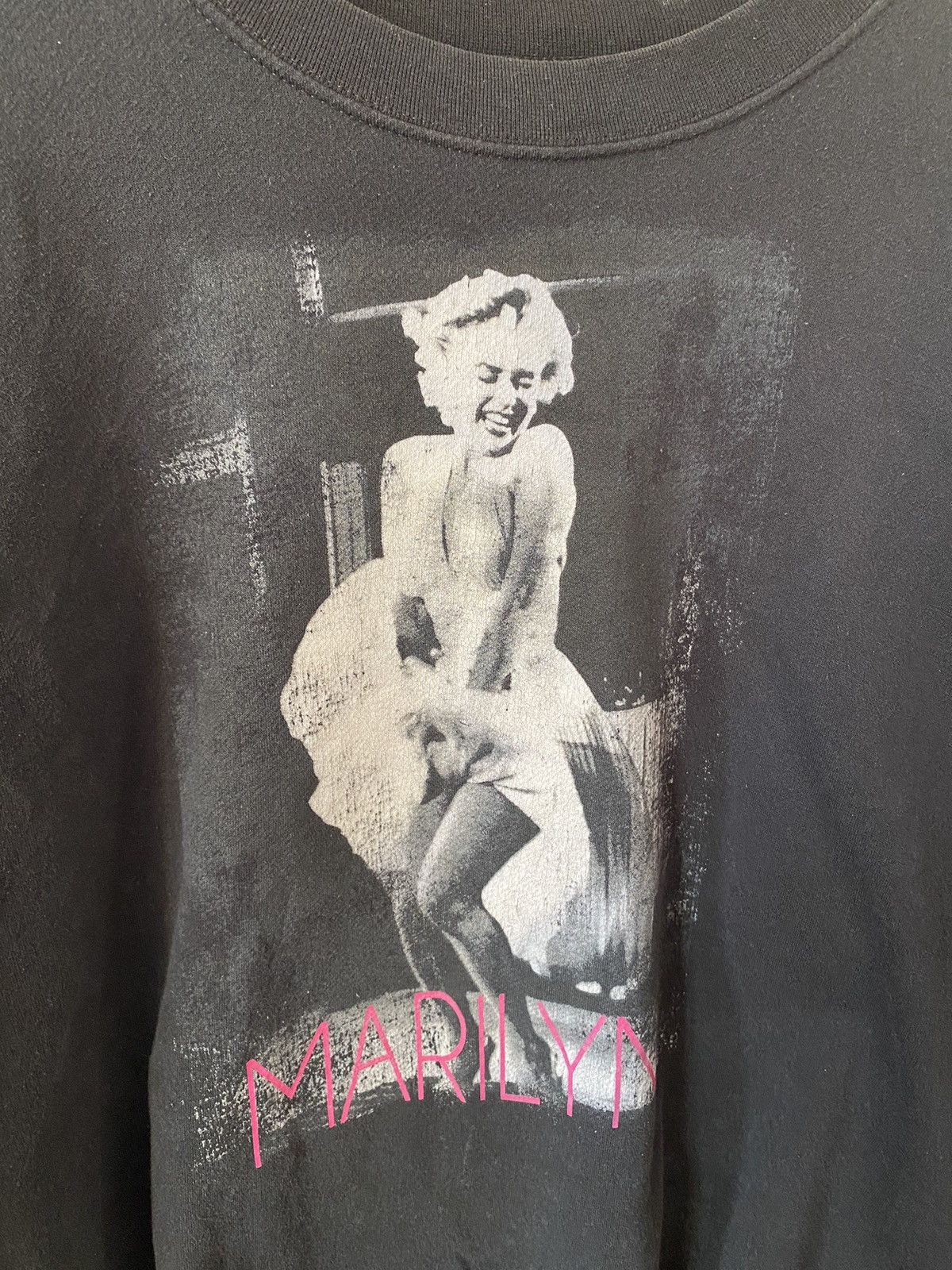Vintage Vintage marilyn Monroe y2k retro sweatshirt Size US XL / EU 56 / 4 - 2 Thumbnail