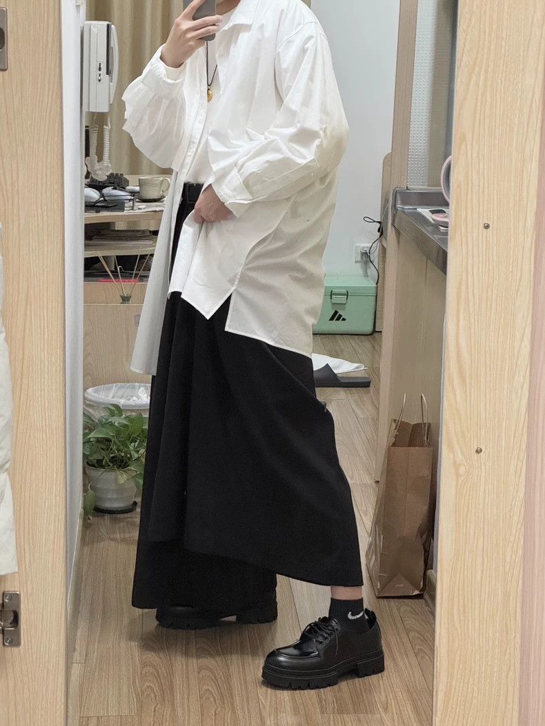 Yohji Yamamoto Yohji Yamamoto Fold White Shirt 2505-Nextarrow Size US XL / EU 56 / 4 - 2 Thumbnail