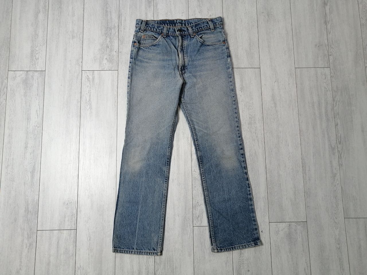 70s Orange cheapest Tab True Vintage (March 1972) LEVIS 517 Bootcut Jean 44x30 No Big E *