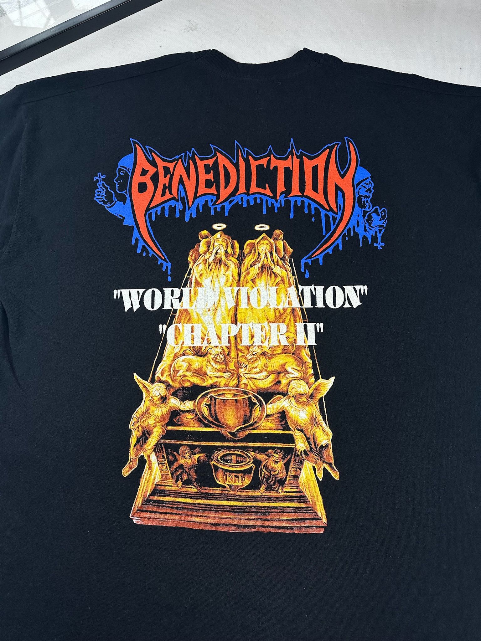 Band Tees Vintage Benediction Death Thrash Metal Rock Band Tee Size US XL / EU 56 / 4 - 5 Thumbnail