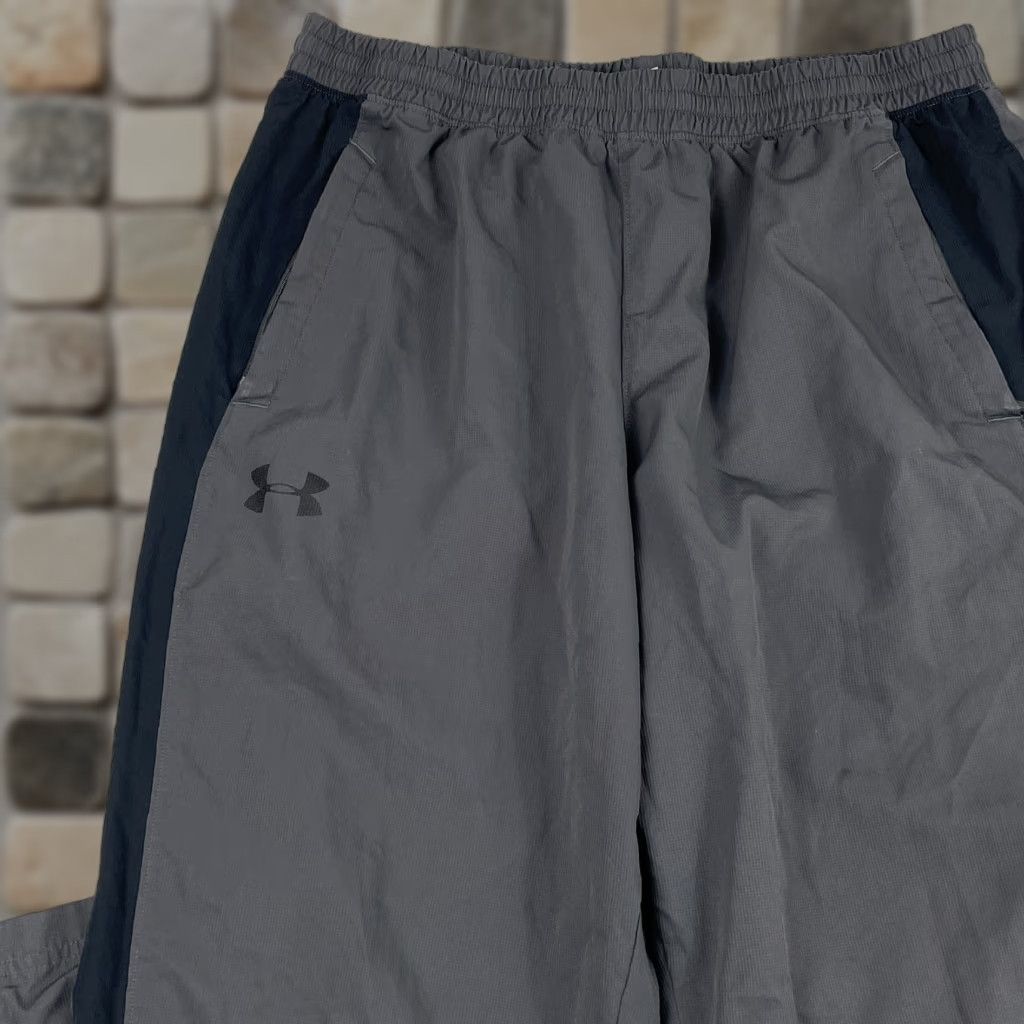 Under Armour Under Armour Track Pants Mens XL Gray HeatGear Relaxed Straight Baggy Workout Size US 33 - 1 Thumbnail