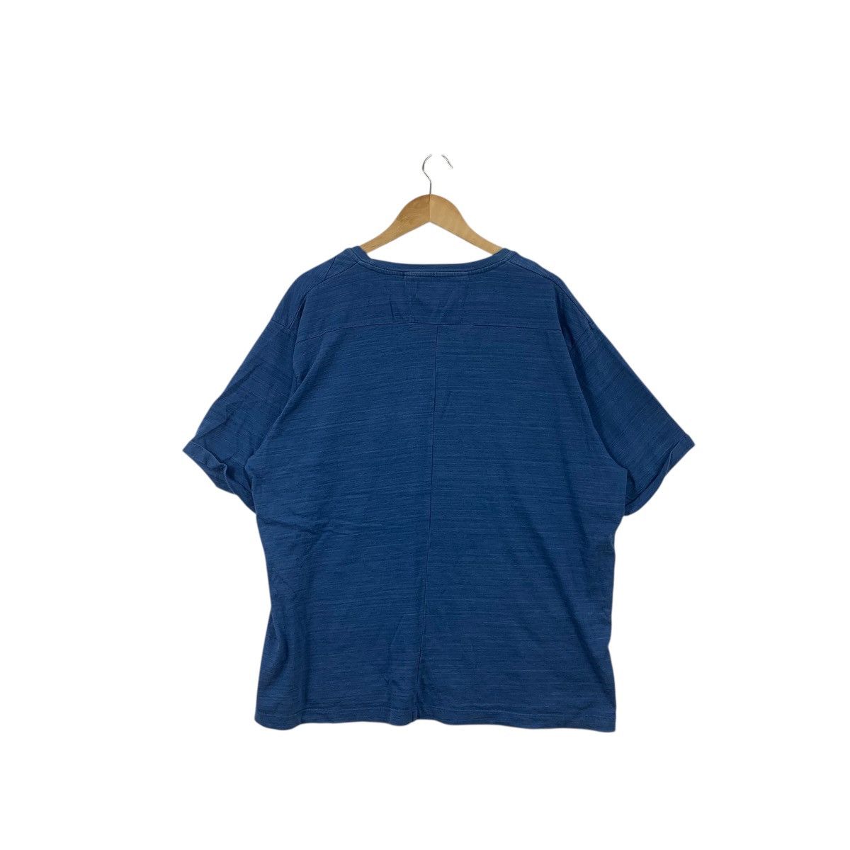 Other AZUL JAPAN Natural Pure Indigo Dye Baggy Tee Shirt Top Size 3XL / US 20-22 - 6 Thumbnail