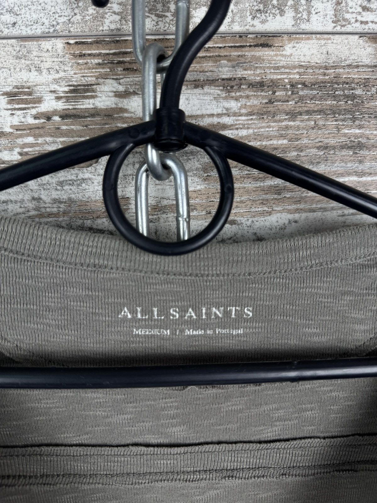 Allsaints × Vintage Mens Vintage AllSaints Longsleeve T-shirt avant garde Size US M / EU 48-50 / 2 - 6 Thumbnail