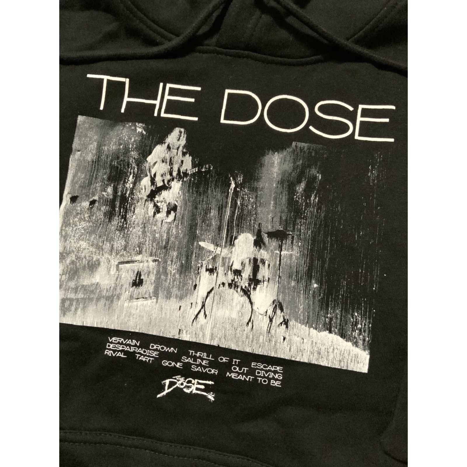 Vintage VINTAGE The Dose Vervain Indio Downey Ralph Alexander Rock Band Merch Black Hoodie Sz. S Mens Pullover Rock 90s-? Size US S / EU 44-46 / 1 - 5 Thumbnail