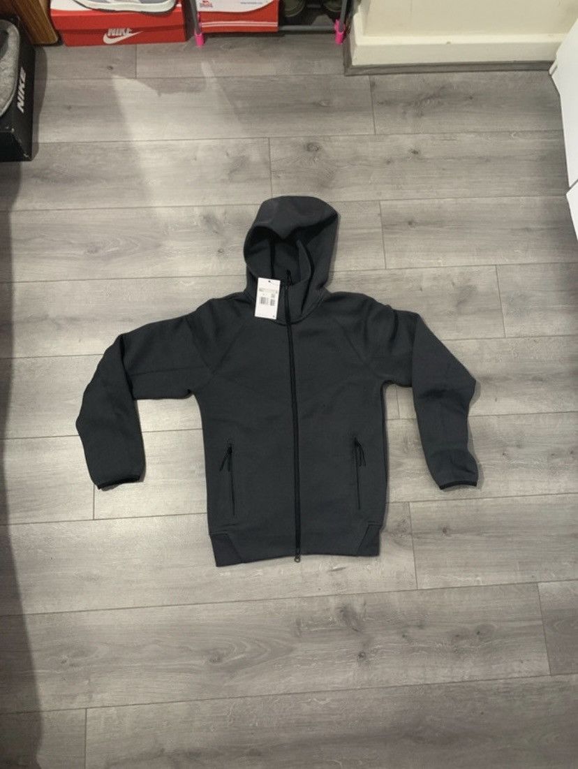 Nike Nike Anthracite Tech Fleece Jacket Size US XS / EU 42 / 0 - 1 Thumbnail