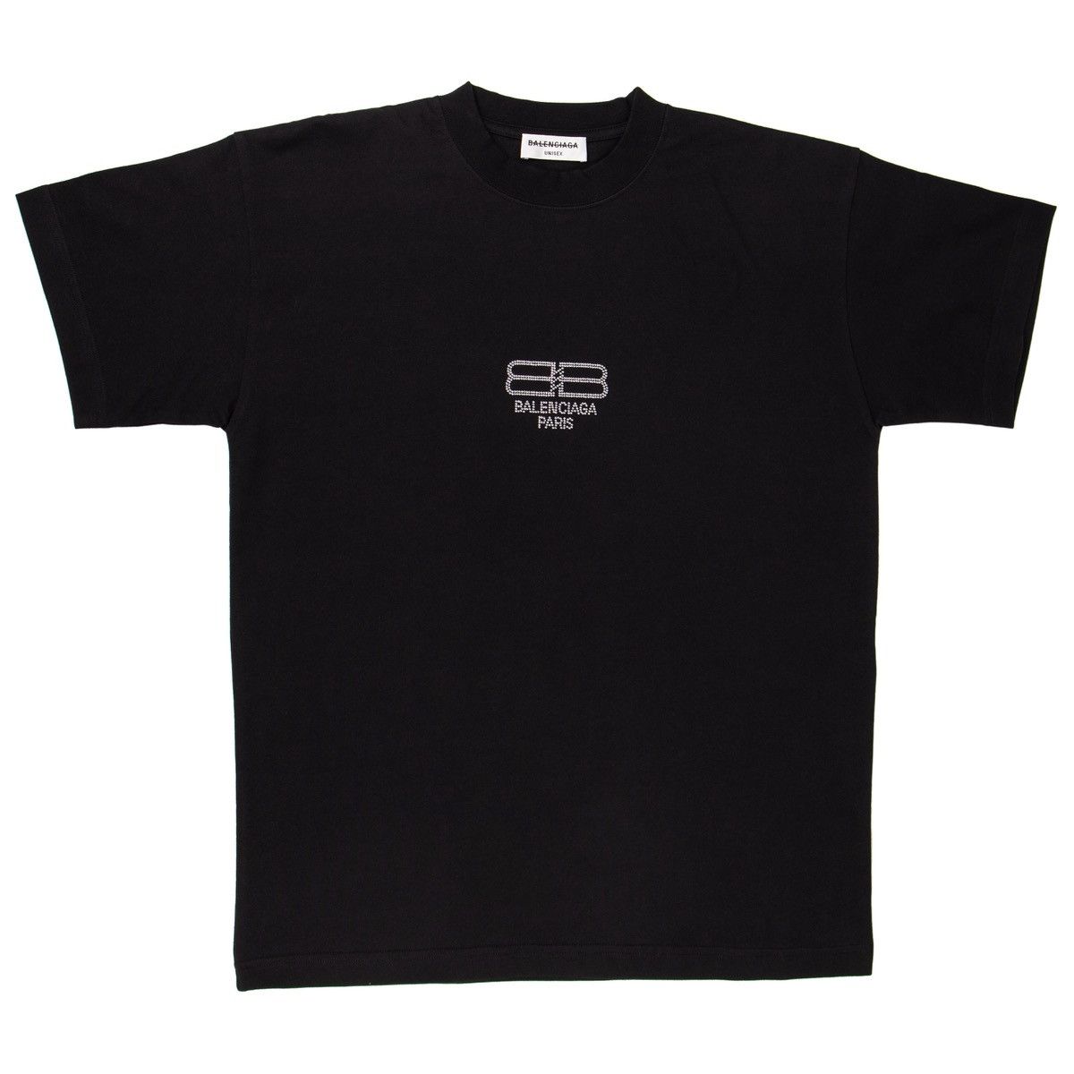 Balenciaga Balenciaga BB Crystal Embellished T-Shirt Size XS / US 0-2 / IT 36-38 - 1 Thumbnail