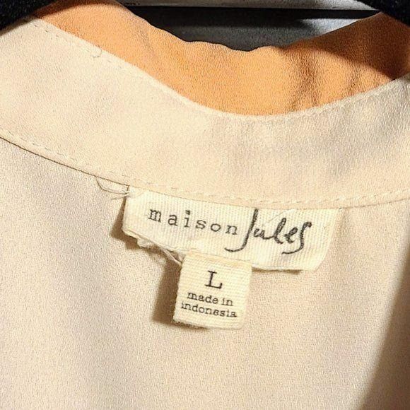 Other Maison Jules Lg Sleeveless Shirtdress Size L / US 10 / IT 46 - 9 Thumbnail